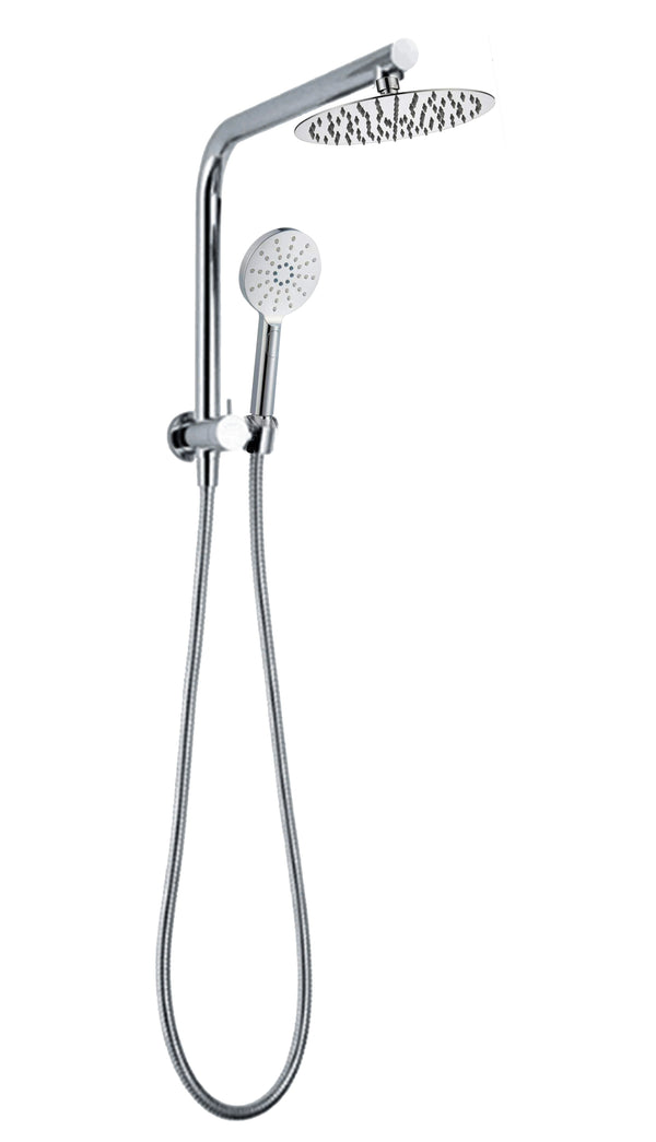 WELS WaterMark Rain Shower Head Set Handheld Spray Diverter Taps Mixer Wall Type D