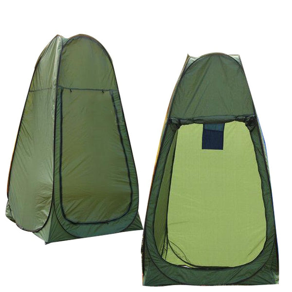 Camping Popup Portable Shower Tent + 40L Solar Shower Bag Portable Bag