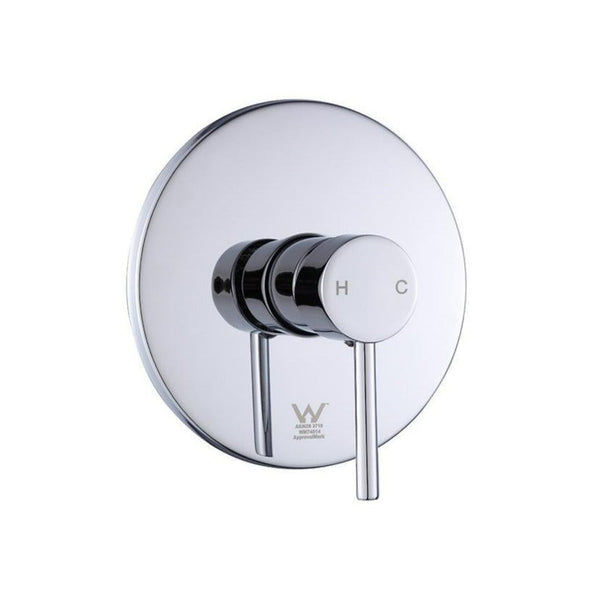 Watermark WELS Bathroom Shower Wall Mixer Tap Vanity Diverter Swivel Chrome