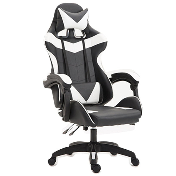 Grey Colour High Back Executive Gaming Chair Office Computer Seating Racer Recliner Chairs