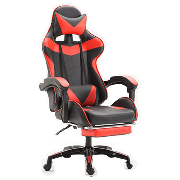 Red Colour High Back Executive Office Gaming Chair Footrest Computer Seat Racer Recliner