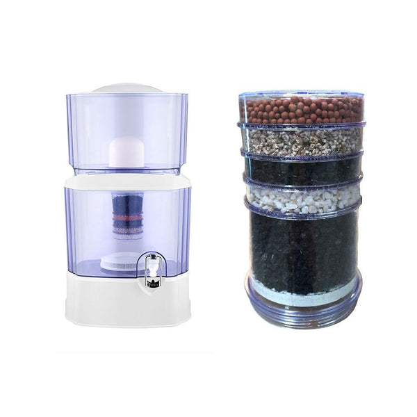 Water Tank Filter Bench Top Bottle Dispenser Ceramic Carbon Mineral Purifier