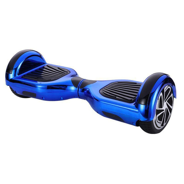 Chrome Blue 6.5inch Wheel Self Balancing Hoverboard Electric 2 Wheel Scooter Hover Board