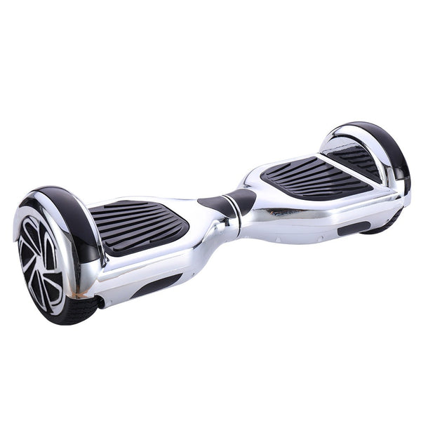 Chrome Silver Aluminium Wheel Self Balancing Hoverboard Electric Scooter