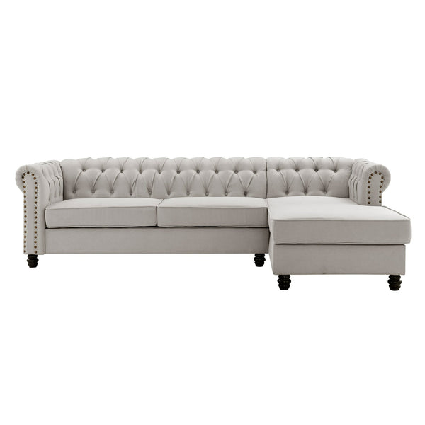 Foret beige 4 Seater Sofa L Shape Lounge Couch