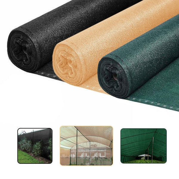 Elora Shadecloth 1.83x10m 50/70/90% Sun Screen Sail Shade Cloth Mesh Roll Net Garden Outdoor