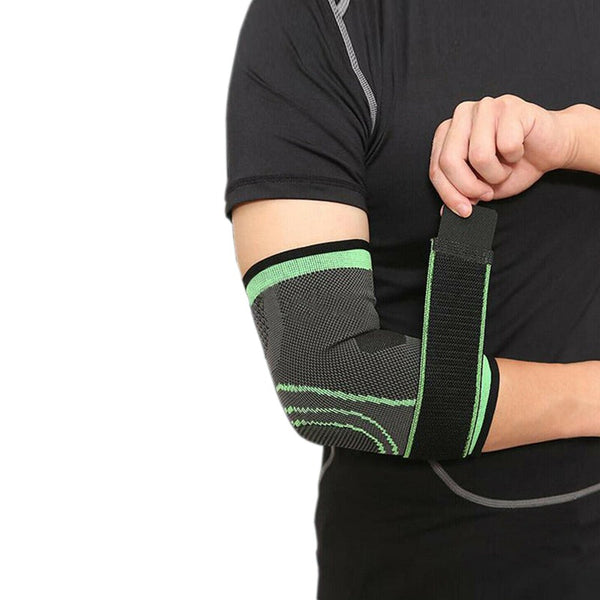 Adjustable Arm Support Elbow Brace Compression Strap Protector Guard Gym Wrap Size:L
